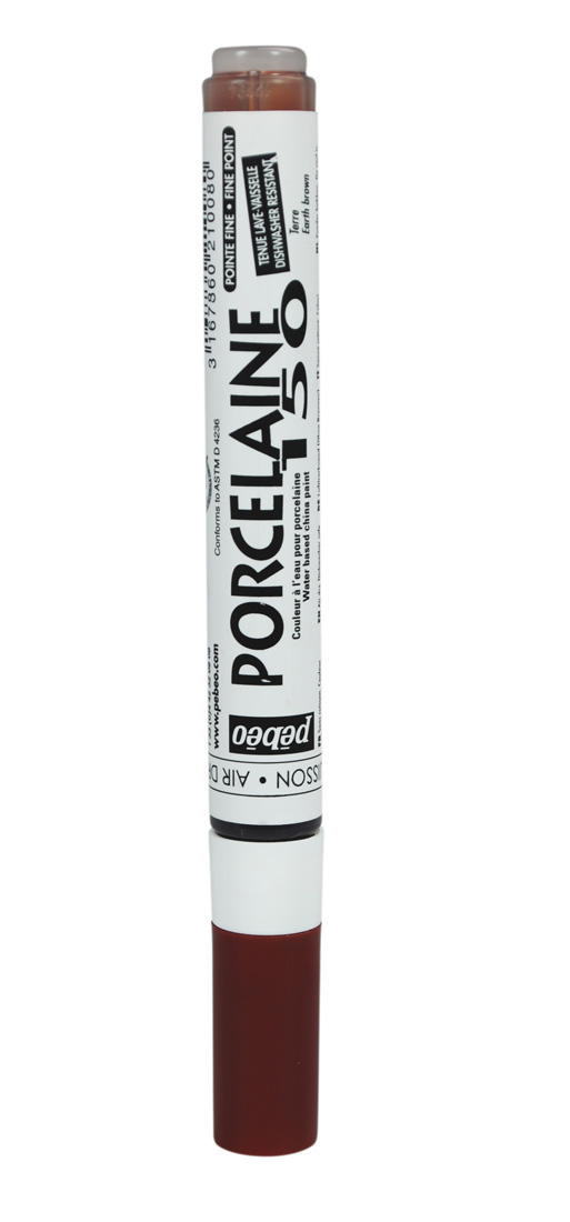Porcelaine 150 Marker tenký hrot - hnedá Porcelaine 150 Marker tenký hrot - hnedá