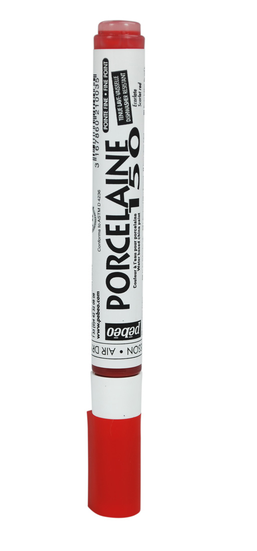 Porcelaine 150 Marker tenký hrot - červená scarlet Porcelaine 150 Marker tenký hrot - červená scarlet