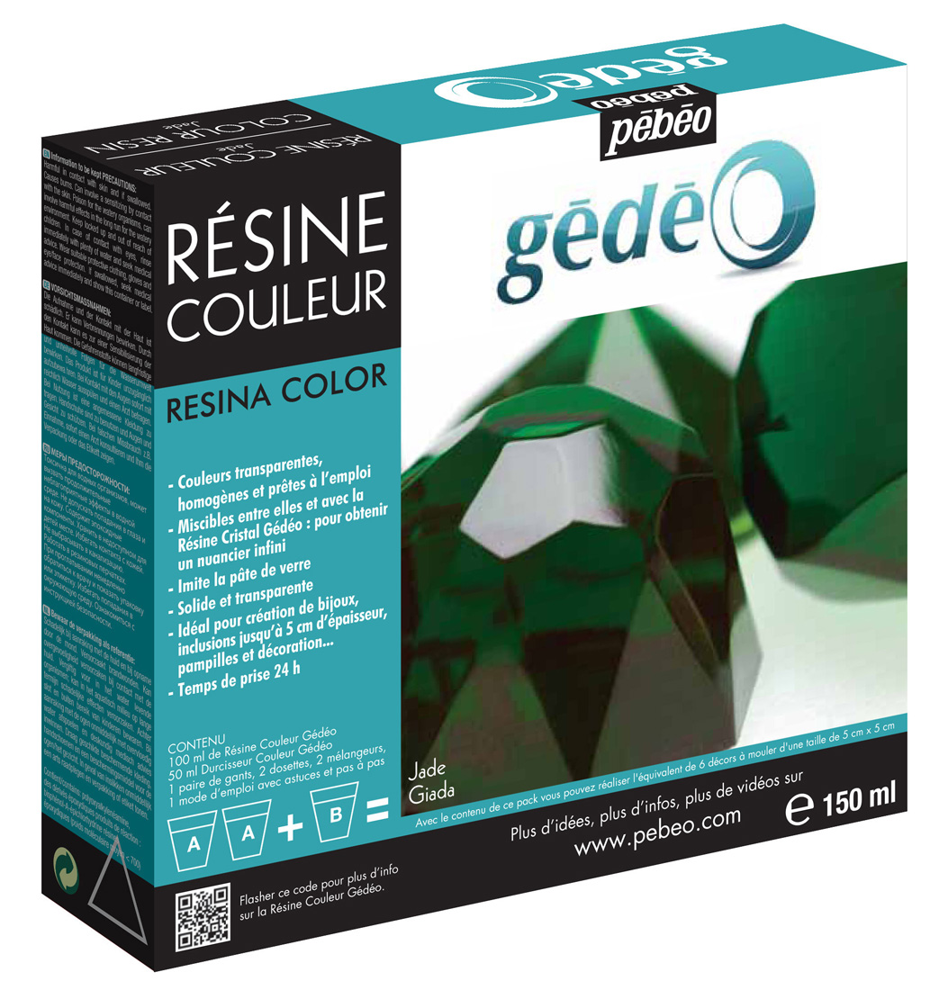 Krištálová živica zelená - jade - sada 150 ml Krištálová živica zelená - jade - sada 150 ml