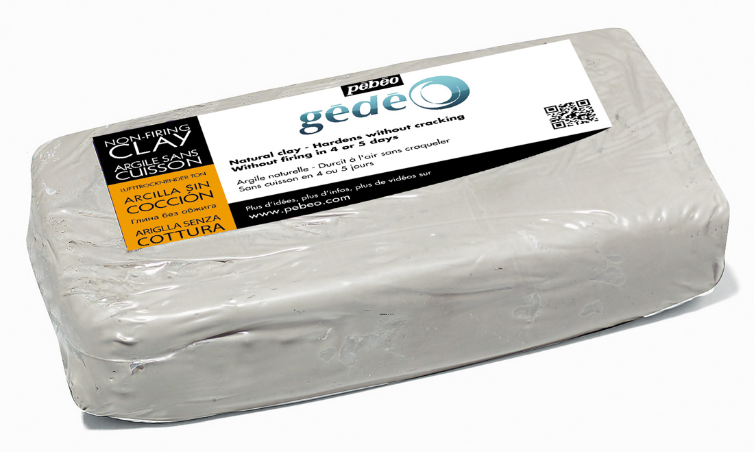 Samotvrdnúca hlina Gedeo 1,5 kg biela Samotvrdnúca hlina Gedeo 1,5 kg biela