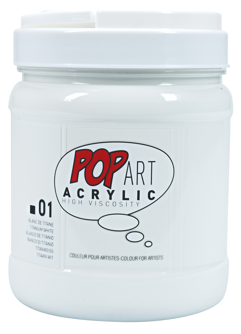 POP-ART Acrylic - Titanium white POP-ART Acrylic - Titanium white