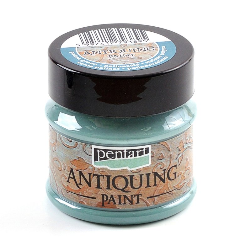 Antikovacia farba 50 ml, patinovozelená Antikovacia farba 50 ml, patinovozelená