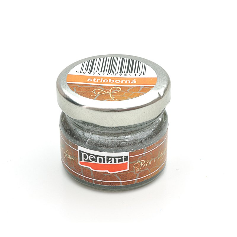 Antique pasta, 20 ml, strieborná Antique pasta, 20 ml, strieborná