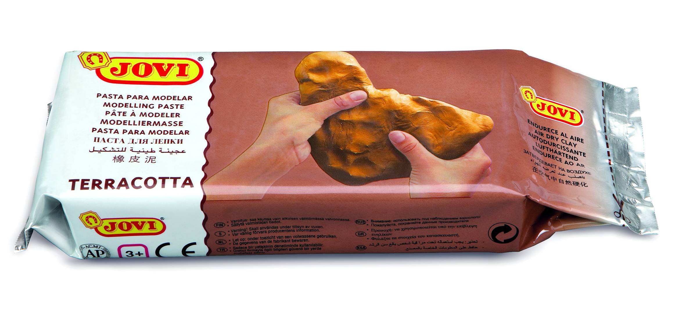 Samoschnúca modelovacia hmota terracota - 500 g Samoschnúca modelovacia hmota terracota - 500 g