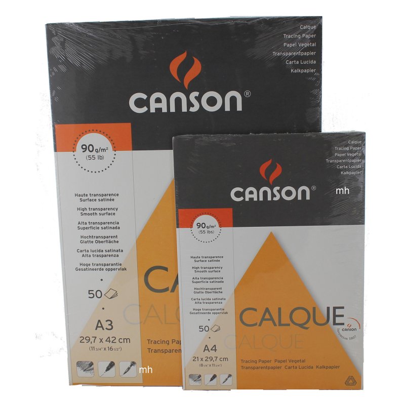 Calque pauzovací papier, A3, 90g/m2, 50 listov Calque pauzovací papier, A3, 90g/m2, 50 listov