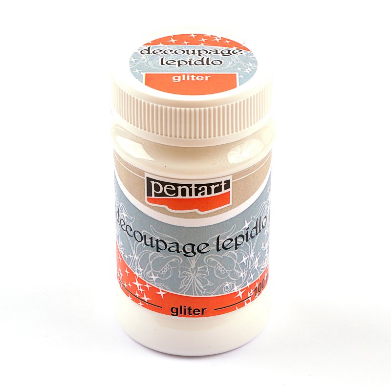 Decoupage lepidlo s lakom a glitrami 100 ml Decoupage lepidlo s lakom a glitrami 100 ml