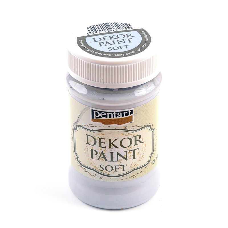 Dekor Paint Soft 100 ml, holubia sivá Dekor Paint Soft 100 ml, holubia sivá
