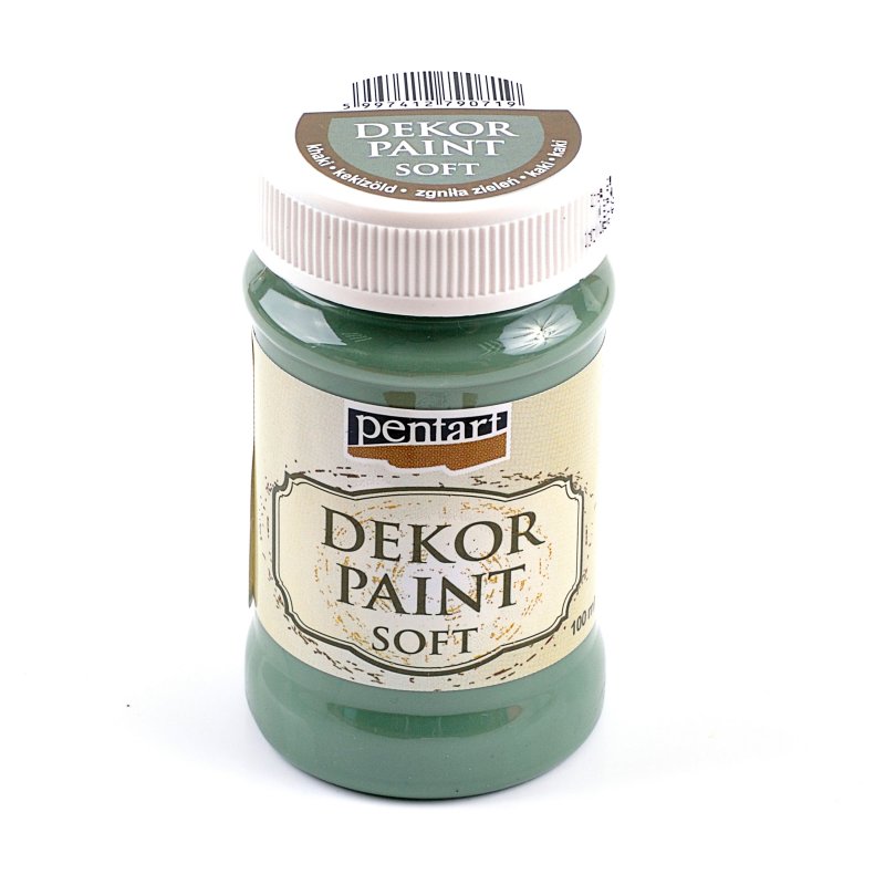 Dekor Paint Soft 100 ml, khaki zelená Dekor Paint Soft 100 ml, khaki zelená