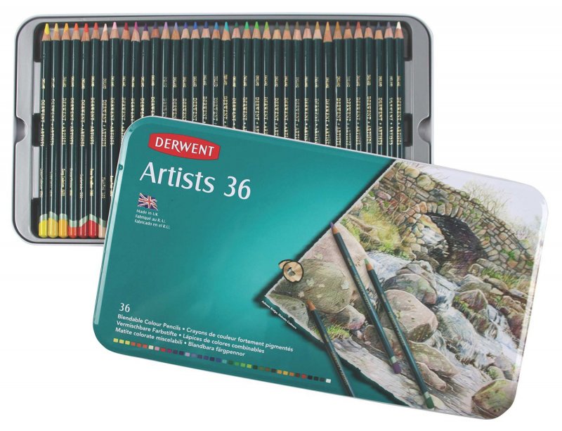 Derwent, Sada umeleckých pasteliek ARTIST, 36 ks Derwent, Sada umeleckých pasteliek ARTIST, 36 ks