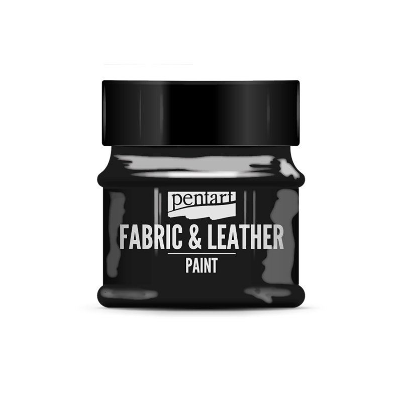 Farba na textil a kožu, 50 ml, čierna Farba na textil a kožu, 50 ml, čierna