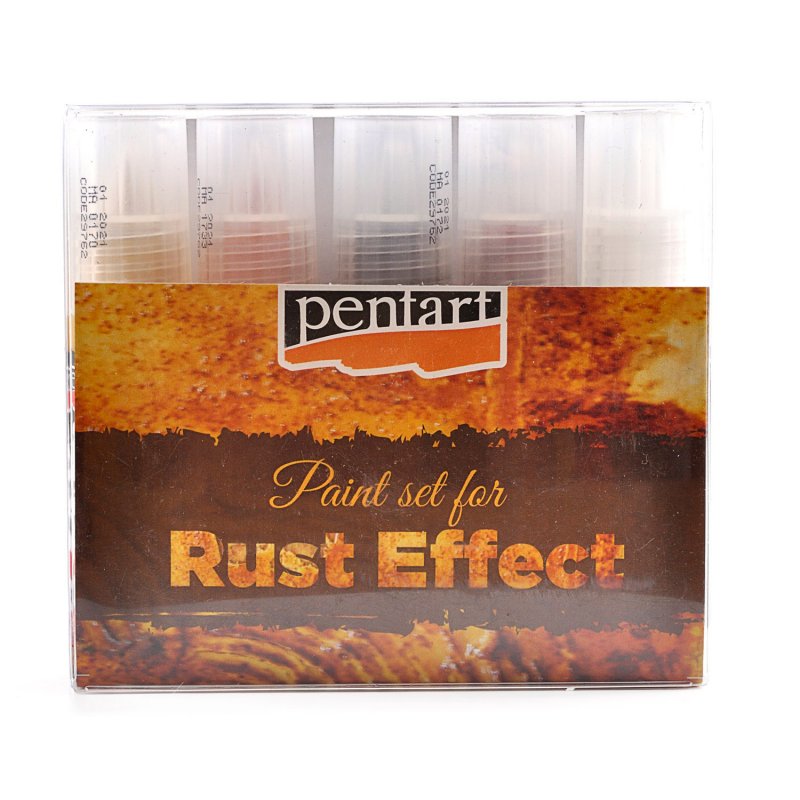 Hrdzavý efekt, set farieb, 5 x 20 ml Hrdzavý efekt, set farieb, 5 x 20 ml