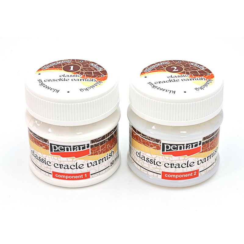 Krakelovací lak, dvojkrokový, 50 + 50 ml Krakelovací lak, dvojkrokový, 50 + 50 ml