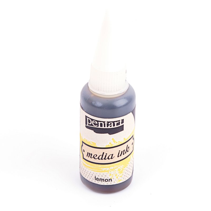 Media Ink atrament 20 ml, citrónová Media Ink atrament 20 ml, citrónová