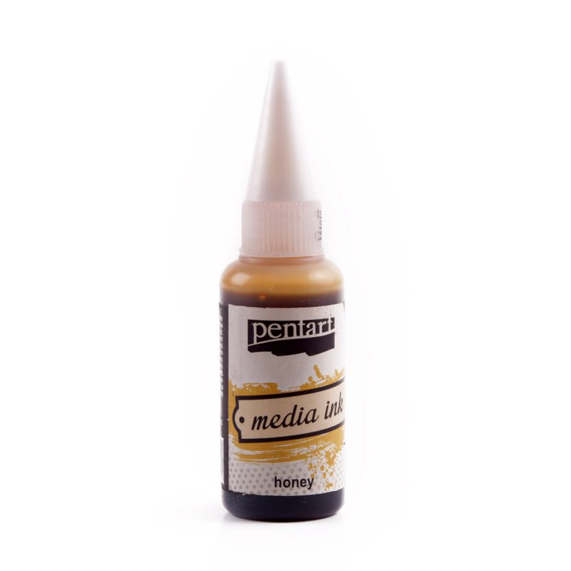 Media Ink atrament 20 ml, medová žltá Media Ink atrament 20 ml, medová žltá