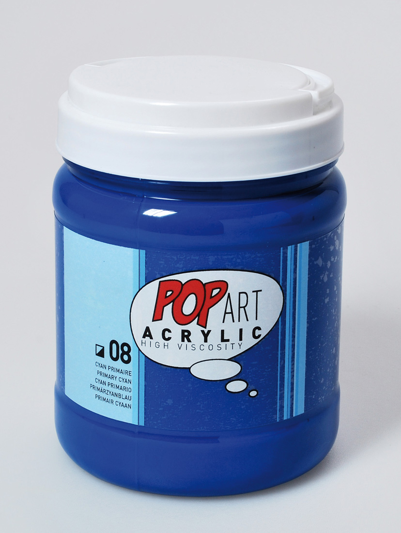 POP-ART Acrylic - Primary Cyan POP-ART Acrylic - Primary Cyan