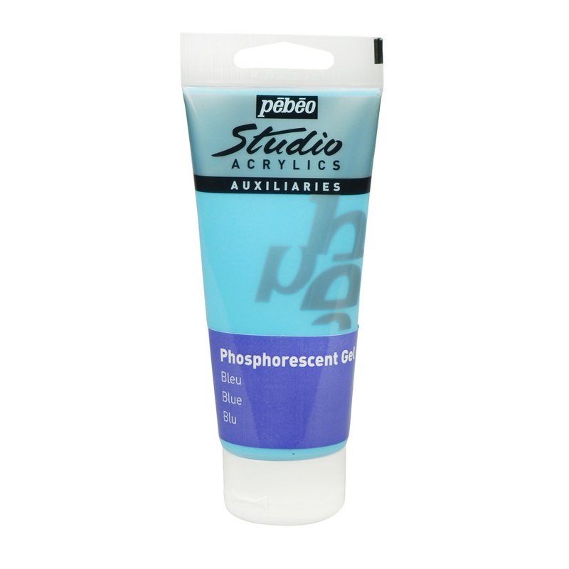 Studio Acrylics 100 ml, 114 Phosp. gel modrý Studio Acrylics 100 ml, 114 Phosp. gel modrý