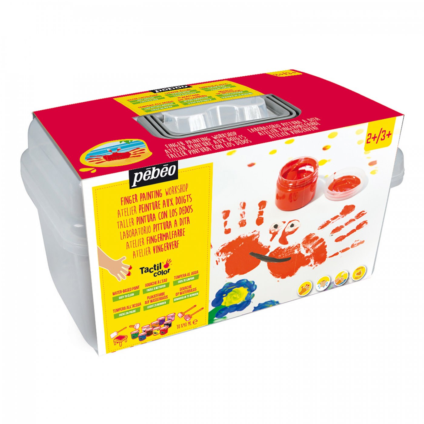 Sada prstových farieb 10x40ml Sada prstových farieb 10x40ml