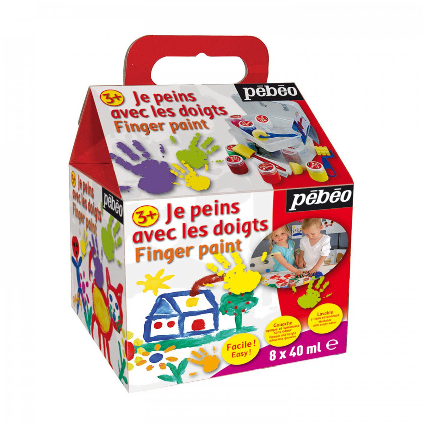 Sada prstových farieb 8x40ml Sada prstových farieb 8x40ml